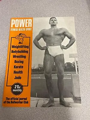 POWER Bodybuilding Magazine DAVE  DARTH VADOR  PROWSE/Vince Gironda 3-68 (UK) • $16.99