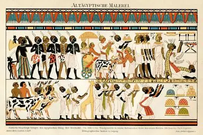 Ancient Egyptian Hieroglyphics 1895 Cool Wall Decor Art Print Poster 36x24 • £13.28