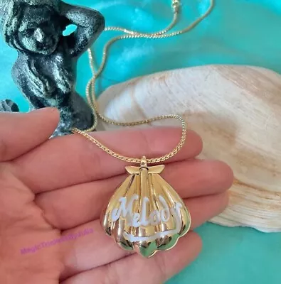 Disney The Little Mermaid Melody Ariel Shell Oyster Pendant Necklace Mermaidcore • $40