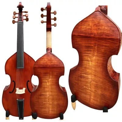 Baroque Style 6 Strings 27  Viola Da Gambahuge And Powerful Sound#15841 • $1079.10