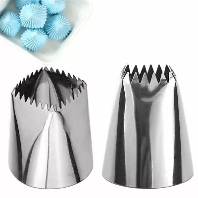 Large Size Square Icing Piping Nozzles Cake Decorating Pastry Tip Sets Fondant • £9.64