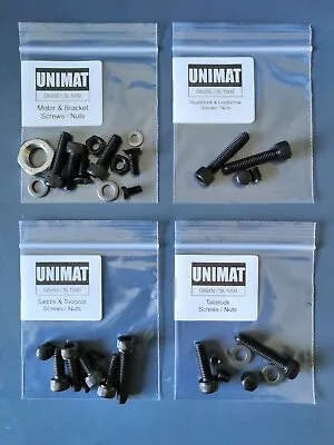 Unimat SL Replacement Nut & Screw Kit 31pc Emco SL1000 DB200 Lathe Spares • $187.94