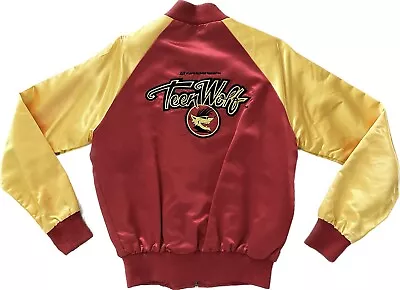 RARE Vtg 1985 Teen Wolf Movie Marty Mcfly BTTF Film Promo Paramount Jacket•Small • $500