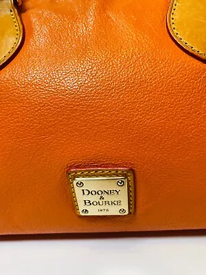 Dooney & Bourke Orange Leather Barrel Bag • $68