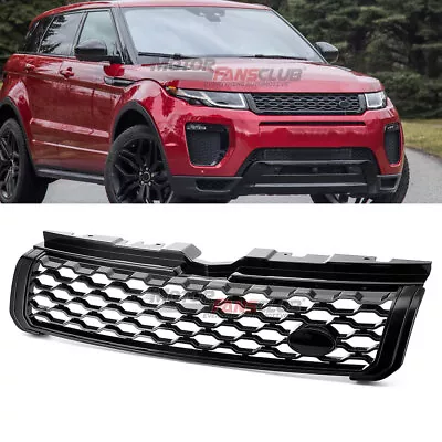 For Land Rover Range Rover Evoque 2012-2019 Full Black Front Upper Grille Grill • $114.59