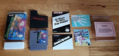 Snake's Revenge Metal Gear Nintendo NES Lot Box Manual Book Inserts Complete CIB • $399.99