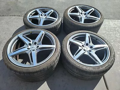 4 Genuine Mercedes Gt S Amg Gt Gts Wheels Tires Rims Oem Factory Michelin Tires • $2078.99