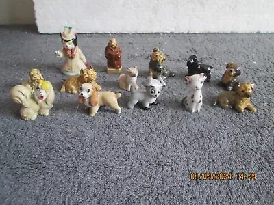 WADE WHIMSIES  DOGS FLUFFY CAT MONK ETC.  AS IN PICTURE   See Des. • £9.99