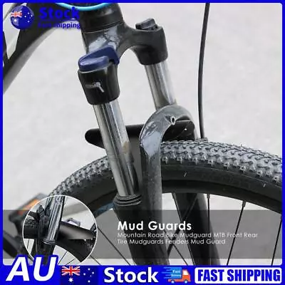 AU Mountain Road Bike Mudguard MTB Front Rear Tire Mudguards Fenders Mud Guard • $7.89