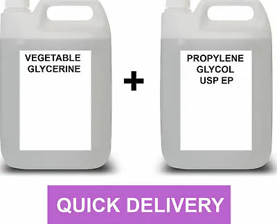£4.99 • Buy Vegetable Glycerine (vg) & Propylene Glycol (pg) -your Choice Mix Best Quality