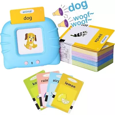 Talking Flash Cards Early Learning  Kids Pre-school Learning Reading Machine • £6.99