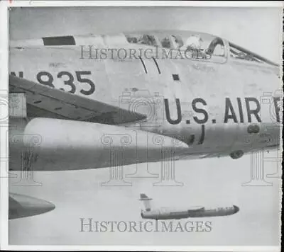 1946 Press Photo Captain Donald Kohn Keeps Fighter Close To Mace Missile In Test • $19.99