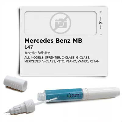 147 White Touch Up Paint For Mercedes Benz MB # ARCTIC WHITE Pen Stick Scratch C • $14.99