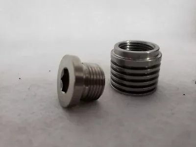 HEAT-SINK STAINLESS STEEL O2 Oxygen Sensor PLUG And BUNG KIT M18x1.5MM HEX S5P2 • $14.95