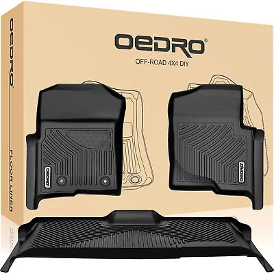 OEDRO Car Floor Mat Liners 3D Mold For 2010-2014 Ford F-150 F150 Super Crew Cab • $110.49