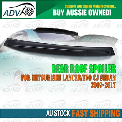$105.55 • Buy Fit MITSUBISHI LANCER/EVO SEDAN 2007-2017 CJ REAR SCREEN ROOF VISOR SPOILER KIT