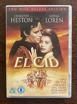 El Cid -DVD- Charlton Heston 2 Disc Deluxe Edition 2011 Free Post From UK • £7.25