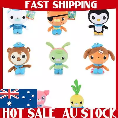 Octonauts Octo Crew Plush Doll Toy - Barnacles Kwazii Peso - Kids Gift AU • $24.69