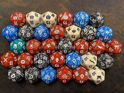 Magic The Gathering D20 Spindown Dice Rare Variants 33 Dice Available • $9.99