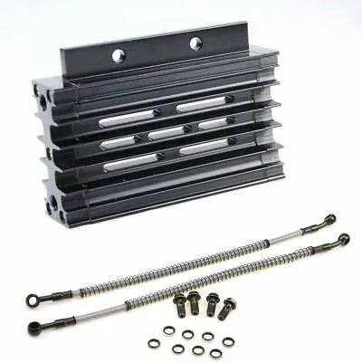 Black Oil Cooler Radiator For 140cc 150cc  Lifan Zongshen YX Dirt Bike SSR SDG • $49.75