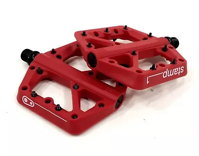 Crank Brothers Stamp 1 Mountain Bike Pedals Red Small - New W/o Packaging • $27.99