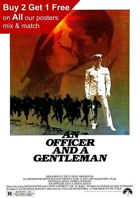 £0.99 • Buy An Officer And A Gentleman 1982 Movie Poster A5 A4 A3 A2 A1
