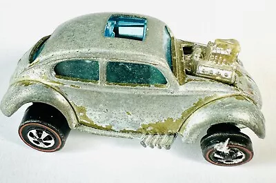 Hot Wheels Redline 1967 Custom Volkswagen HK Olive VW Bug W Sunroof Glass • $50