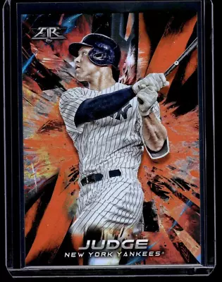 2018 Topps Fire Aaron Judge /299 Orange Foil Yankees • $19.99