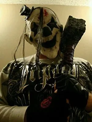 Evil Clown Mask Latex Fancy Dress Costume Scary Full Head Horror HalloweenParty* • £9.86