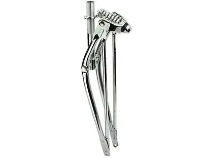 24  Straight Springer Fork BicycleBike CruiserChopper Lowrider Chrome • $55.99