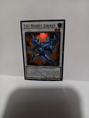 Yugioh! - T.G. Mighty Striker - AGOV-EN034 - Super Rare - 1st Ed - NM/M -NEW • $0.99