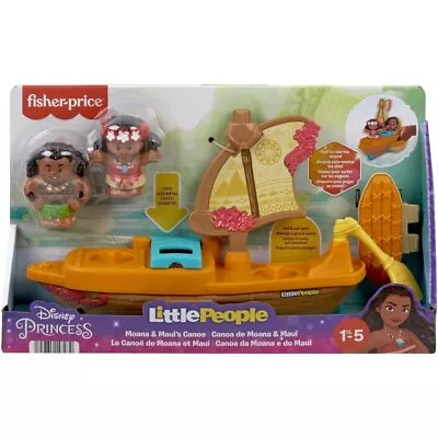 Fisher Price - Little People Disney Princess Moana & Maui's Canoe • $49