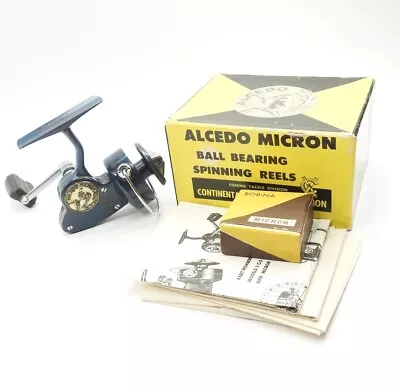 Vintage Alcedo Micron Fishing Reel. Made In Italy. W/ Box. • $200