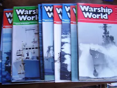 Job Lot X 13 1987 To `2007 Warship World Warships World At War Military Mags • £9.25