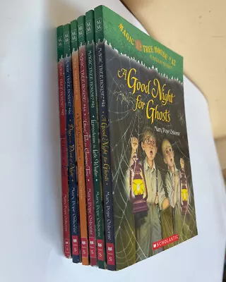 Lot Of 6 Magic Tree House Books Mary Pope Osborne Paperback 42 To 47 • $29