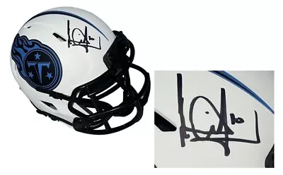 Vince Young Signed Autographed Tennessee Titans Lunar Mini Football Helmet (JSA) • $69.99