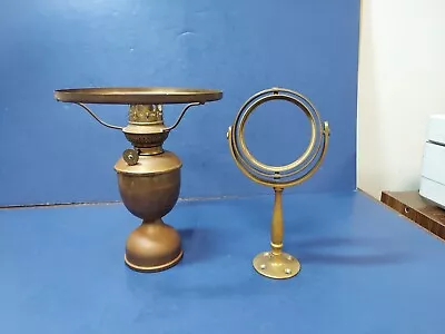 ANTIQUE NAUTICAL SHIP LANTERN Gimble MARINE BRASS OIL LAMP Kosmos Benner. • $34.99