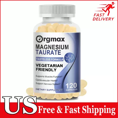 Magnesium Taurate 700mg Supplement For Cardiovascular To Boost Magnesium Levels • $13.89