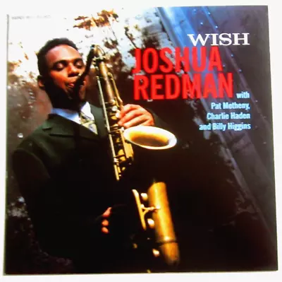 Joshua Redman 1993 Flat / Poster Original 2-sided Promo W/ Metheny Haden Higgins • $10