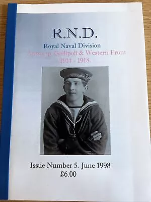 Royal Naval Division Booklet Issue 5 • £2