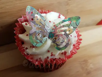Edible Butterflies Cupcake Cake Topper Decorations Wafer Paper Butterfly Various • £3.30
