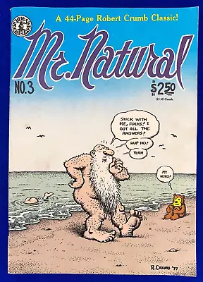 Vintage September 1988 Mr. Natural Comic Book No. 3 Edition By R. Crumb • $9.95