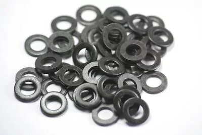 M4 Black Stainless Steel Flat Washers To Fit Our Coloured Stainless Bolts Screws • £1.20