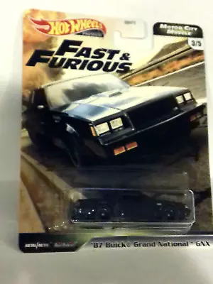 HOT WHEELS 2020 FAST & FURIOUS '87 Buick Grand National GNX MOTOR CITY MUSCLE • $12.95