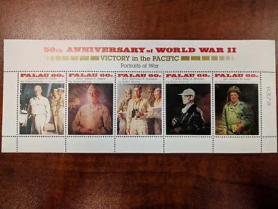 $2.95 • Buy Palau-1995-50TH ANNIVERSARY OF WORLD WAR 2/VICTORY IN THE PACIFIC SHEET OF 5 MNH