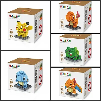 Pokemon Collection Series Nano Block Building Blocks Set Mini Blocks Toys Gift • £7.99