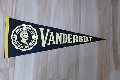 Pennant Felt Vanderbilt Super Nice Felt Rare  Pennant • $110