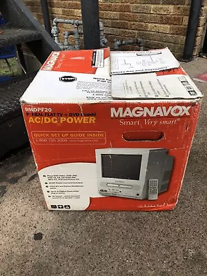 Magnavox TV VCR Combo 9” CRT W/Remote READ DESCRIPTION • $99.99