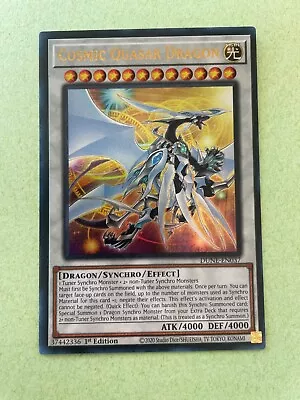 Yugioh Cosmic Quasar Dragon DUNE EN037 Ultra Rare 1st ED • $5.99