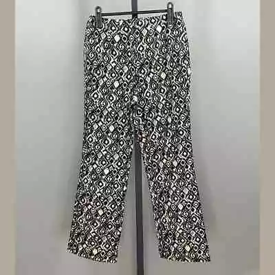 NEW Free People Geometric Print Pants Womens 0 Black Tan Pink Blue • $29.99